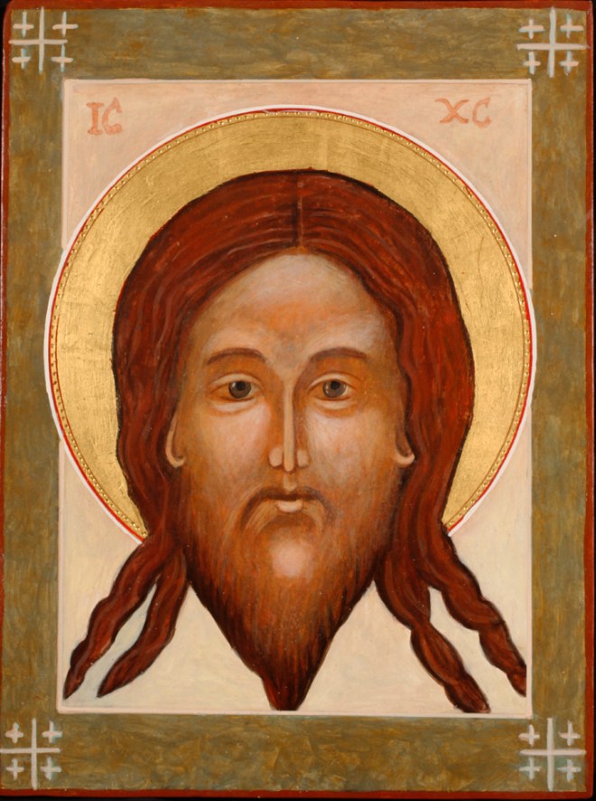 Christ Icon by Christine Hales