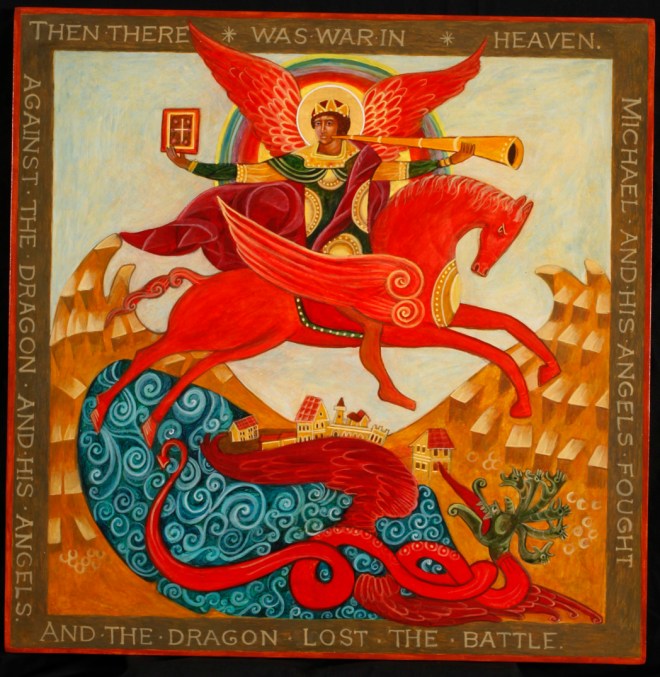 St. Michael in Battle Icon
