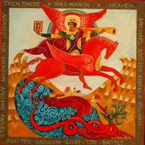 St. Michael in Battle Icon