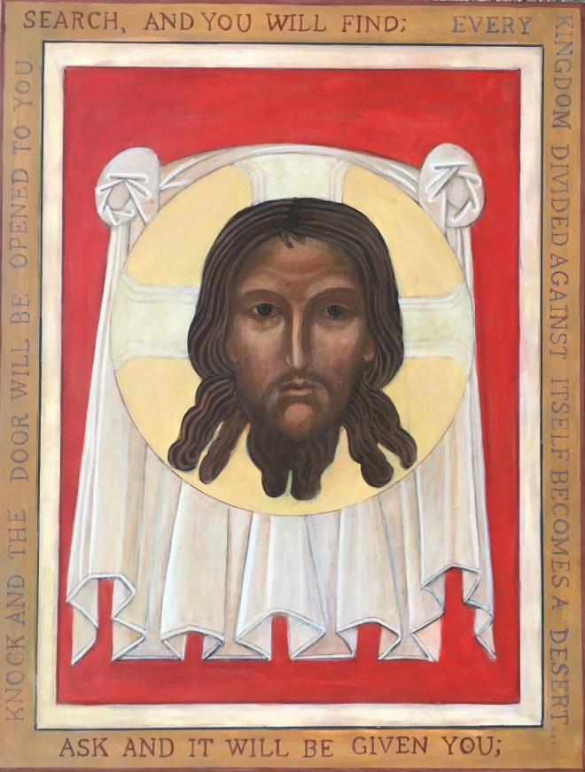Holy Face of Christ Icon written by Christine Hales