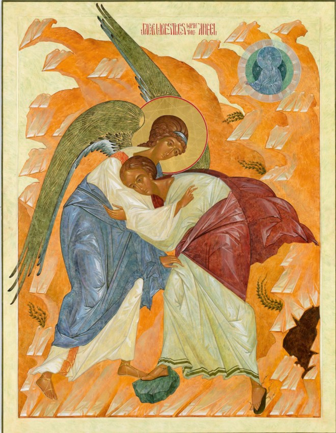 Jacob Wrestling with the Angel, Nikita Andrei