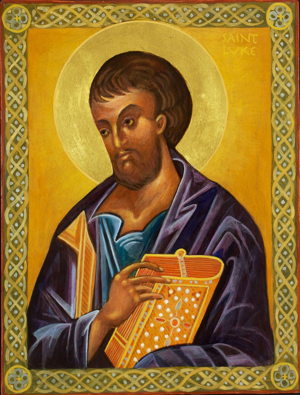 St. Luke Icon by Christine Hales