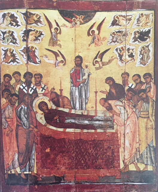 Dormition Icon, early 13th Century, Tretyakov Gallery