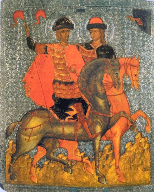 Sts. Boris and Gleb, late 14th Century, Novgorod