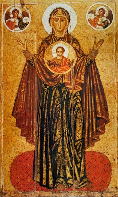 Virgin Orans, Great Panagia, 1224, Tretyakov Gallery, Moscow