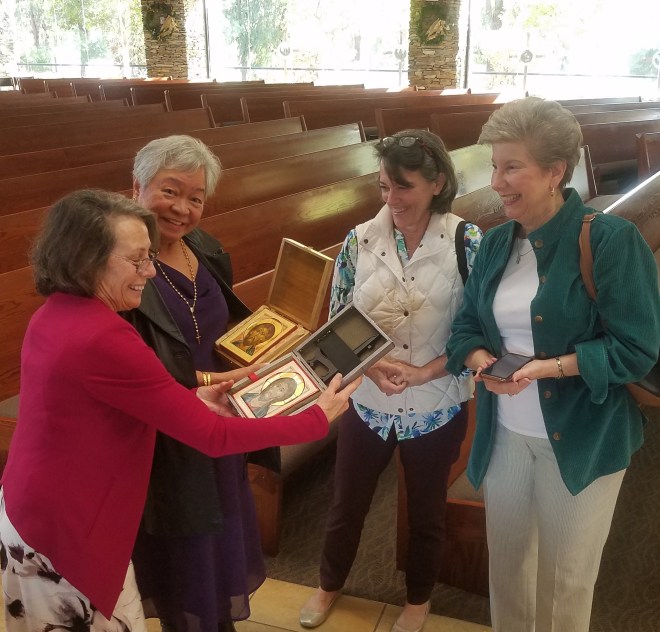 Terry, Cristy and icons