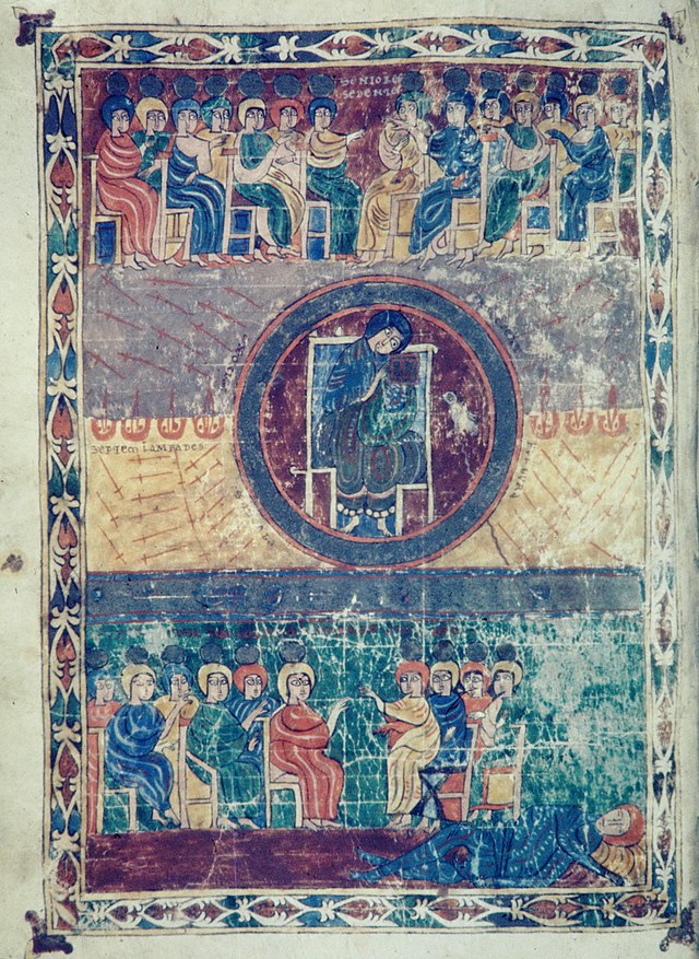 Beatus 9th century illuminated manuscript