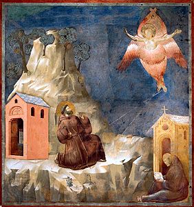 St. Francis of Assisi Receiving the Stigmata by Giotto